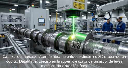 Marcado láser en superficies curvas: Cómo corregir fallos de profundidad focal dinámica (Guía 3D Laser vs. Lentes DOF)