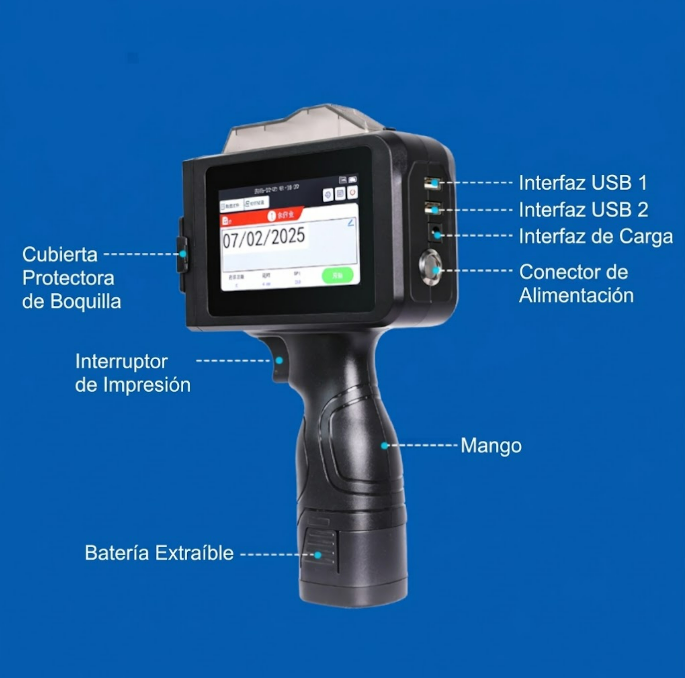 Impresora de Inyección de Tinta Portátil M9