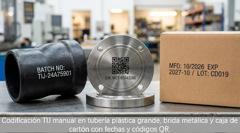 Cómo elegir una impresora TIJ manual para piezas grandes, irregulares y de bajo volumen