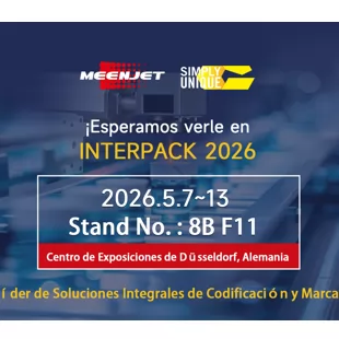 Meenjet presentará soluciones integrales de codificación y marcado industrial en INTERPACK 2026