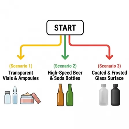 Guía Láser UV: Solucionar Errores de Lectura de Códigos QR en Botellas de Vidrio (Errores de No-Lectura)