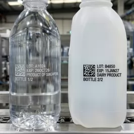 Botellas HDPE vs. PET: Por Qué Cambia la Configuración del Marcado Láser para Cada Sustrato (CO₂ vs. UV)
