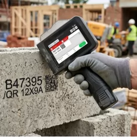 Marcado TIJ portátil para materiales de construcción de pequeño formato: codificación de lotes de secado rápido en azulejos, piedra y herrajes